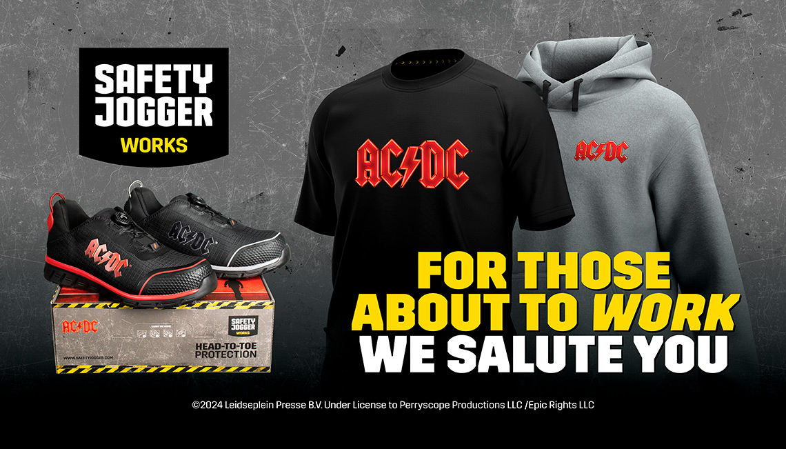 AC/DC-Kollektion von Safety Jogger