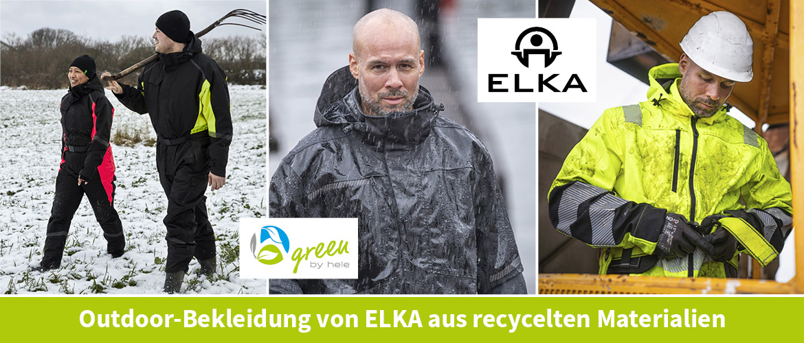 Elka-Bekleidung aus recycelten Materialien