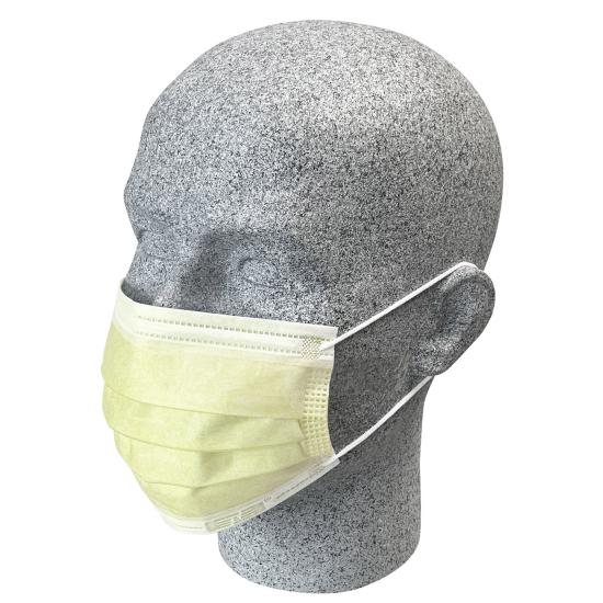 Care & Serve Medizinische PP Gesichtsmasken Typ II, gelb 