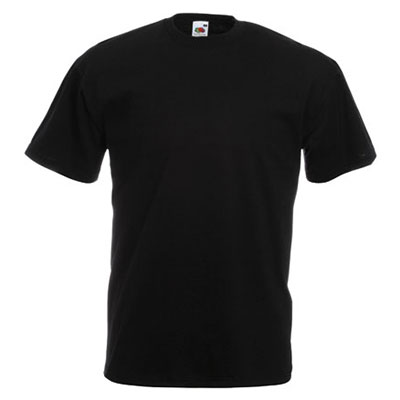 Fruit of the Loom Valueweight T-Shirt M | schwarz