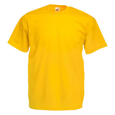 Fruit of the Loom Valueweight T-Shirt L | sonnenblumengelb