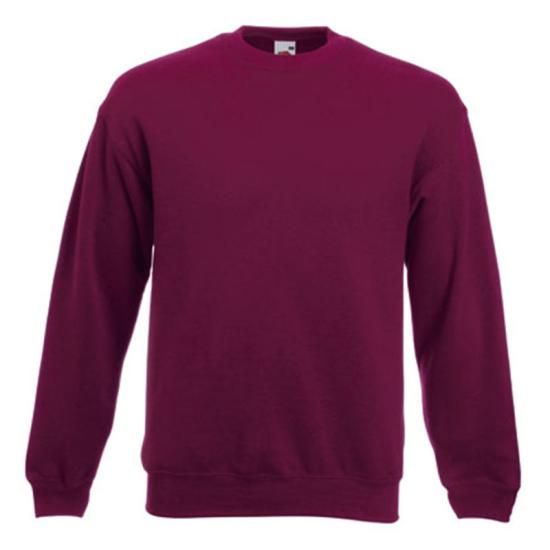 Fruit of the Loom Sweatshirt Classic Set-in L | burgund