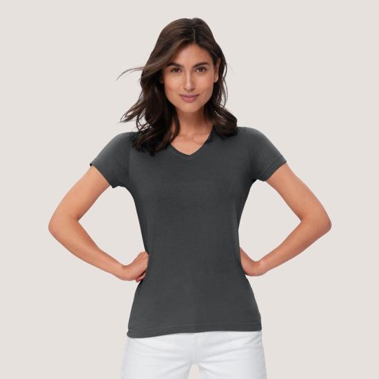 Hakro Damen-V-Shirt Mikralinar® Pro 182 