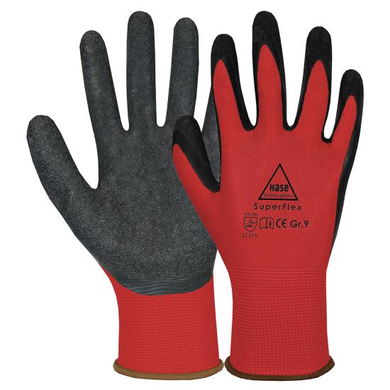 Hase Handschuh SuperFlex red 9