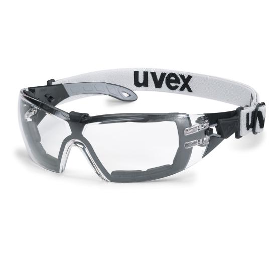 Uvex Schutzbrille pheos guard mit Kopfband 