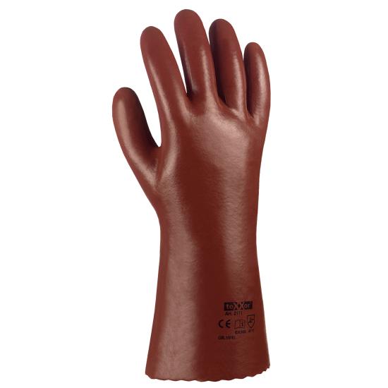 texxor PVC-Handschuhe rotbraun 45 cm 