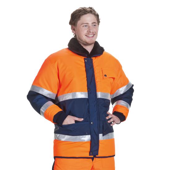 ColdTex Warnschutz Tiefkühl-Jacke mit 3M Reflexstreifen 