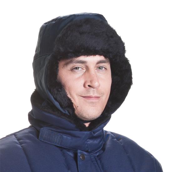 ColdTex Kälteschutz Pelzmütze mit Ohrenklappen XL