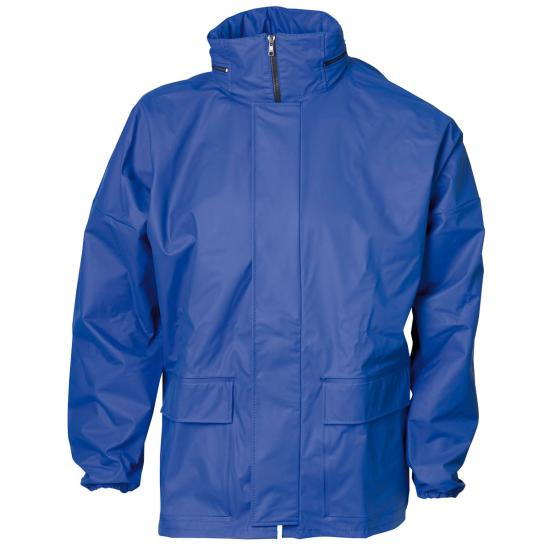 Elka Pro PU-Jacke mit Reißverschluss Cleaning XL | blau