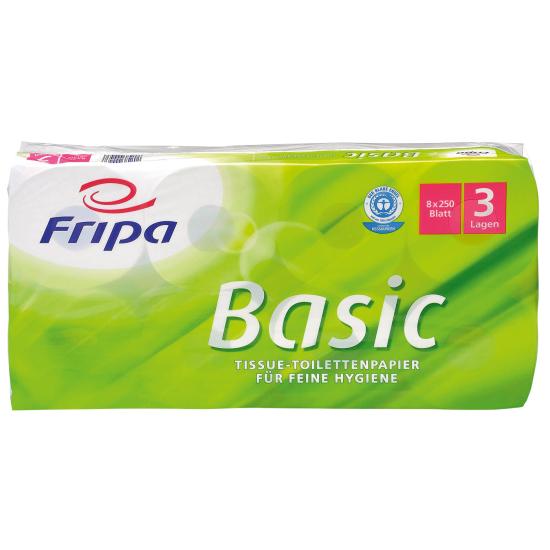 Fripa Basic Toilettenpapier 3-lagig 