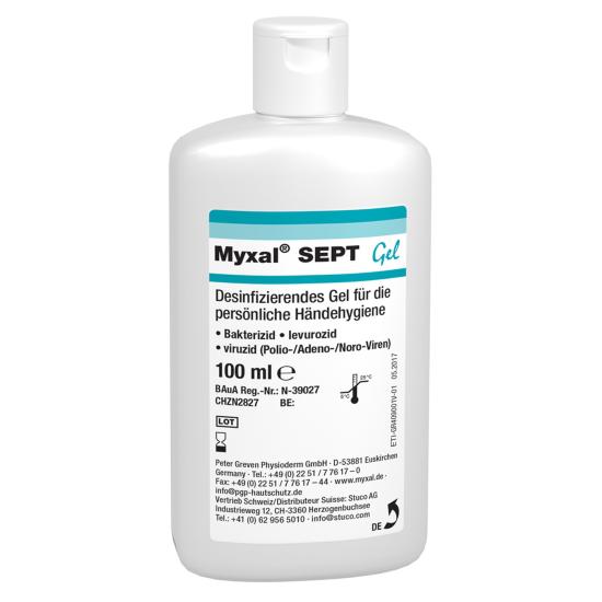 Myxal SEPT Gel 100ml Flasche 
